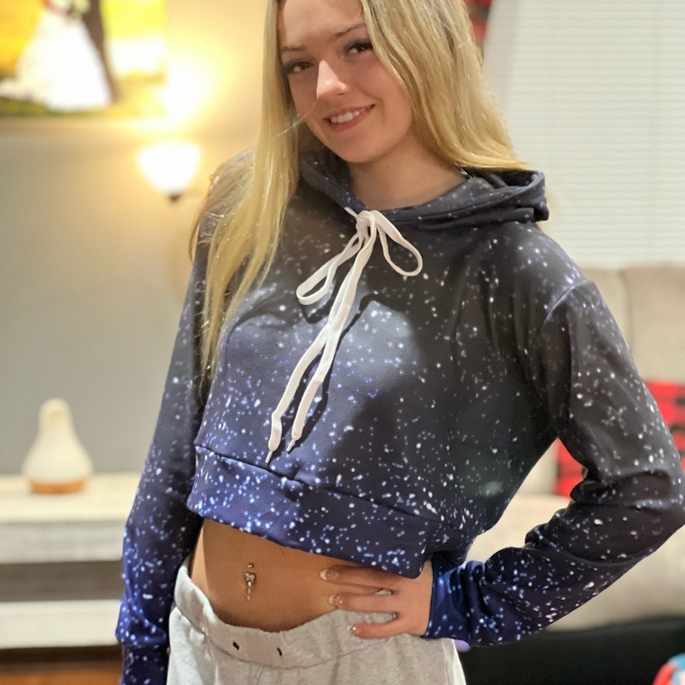 Crop top hoodies